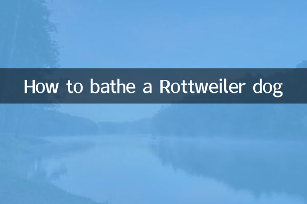 কিভাবে একটি Rottweiler কুকুর স্নান