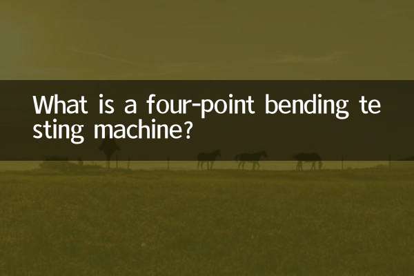 Cos'è una macchina per prove di flessione a quattro punti?