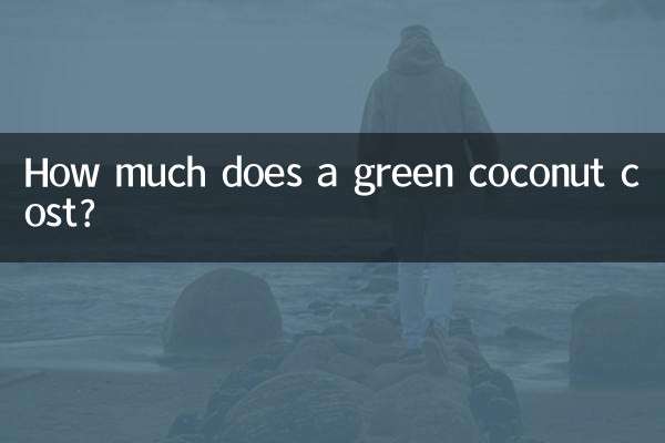 ¿Cuánto cuesta un coco verde?