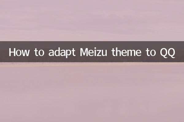 So passen Sie das Meizu-Theme an QQ an