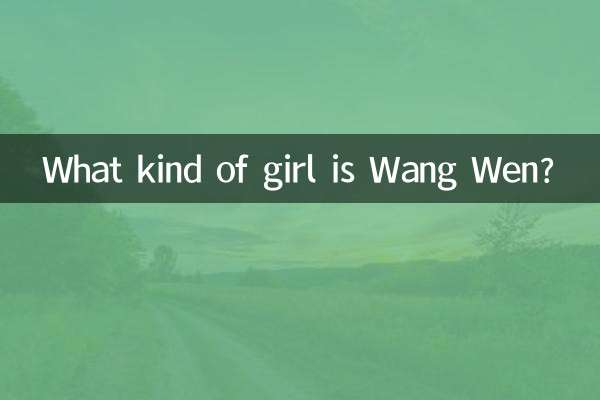 Que tipo de garota é Wang Wen?