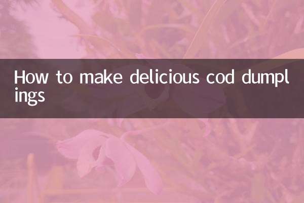 Comment faire de délicieuses boulettes de morue