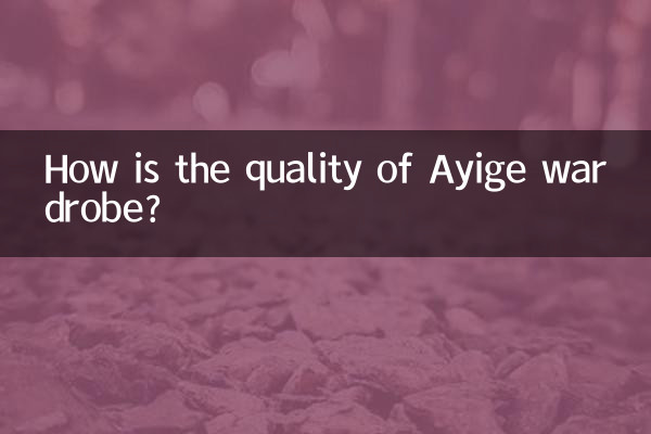 Como é a qualidade do guarda-roupa Ayige?