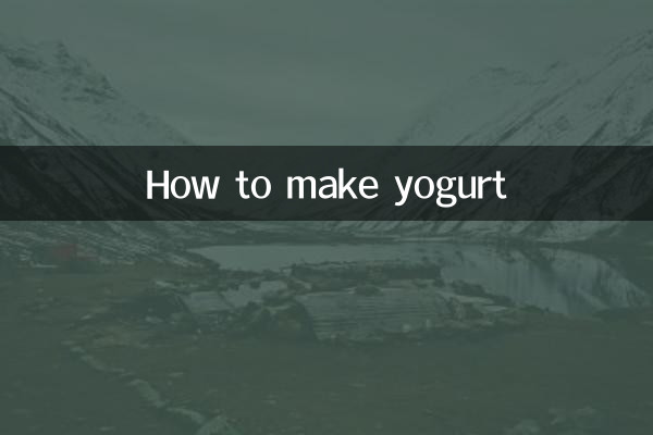 Como fazer iogurte