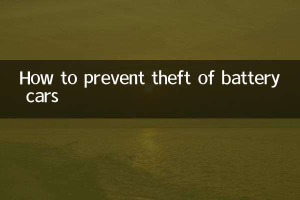 Como evitar roubo de carros a bateria