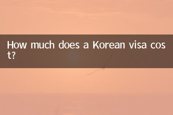 韓国のビザの費用はいくらですか?