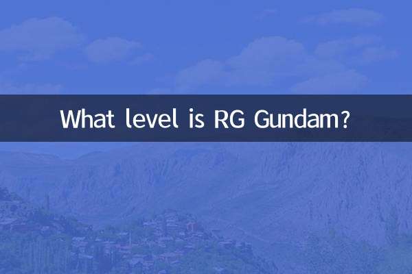 RGガンダムってどのレベル？