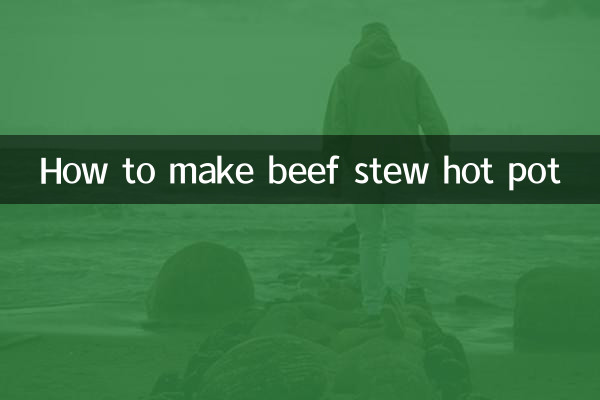 Come preparare lo stufato di manzo in pentola calda