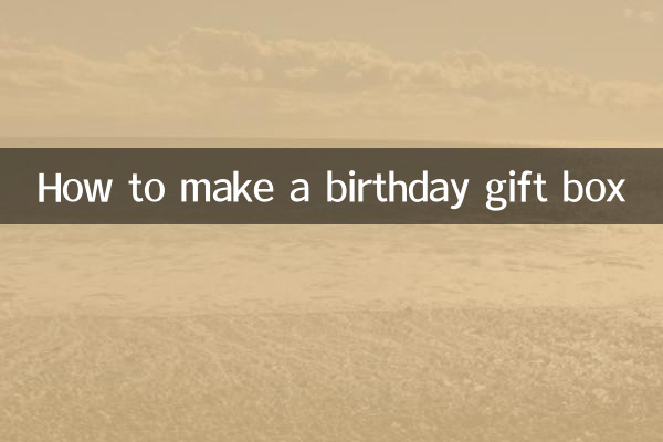 Come realizzare una confezione regalo di compleanno