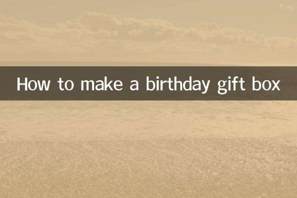 Come realizzare una confezione regalo di compleanno