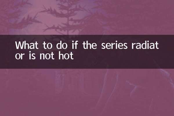 Cosa fare se il radiatore di serie non è caldo