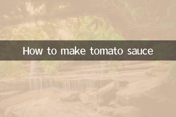 طرز تهیه سس گوجه فرنگی