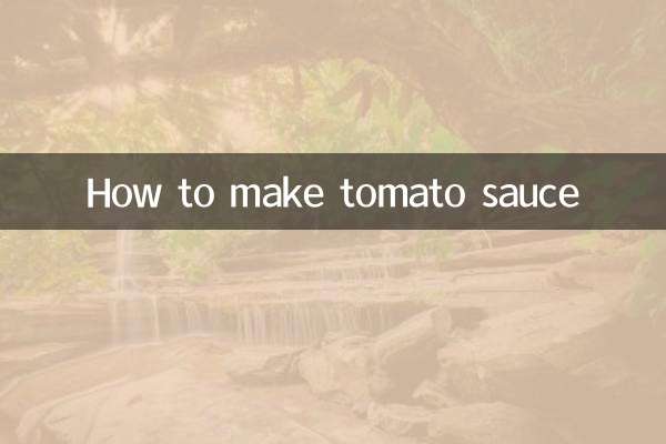 طرز تهیه سس گوجه فرنگی