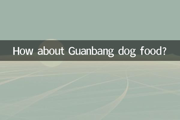 Как насчет корма для собак Guanbang?