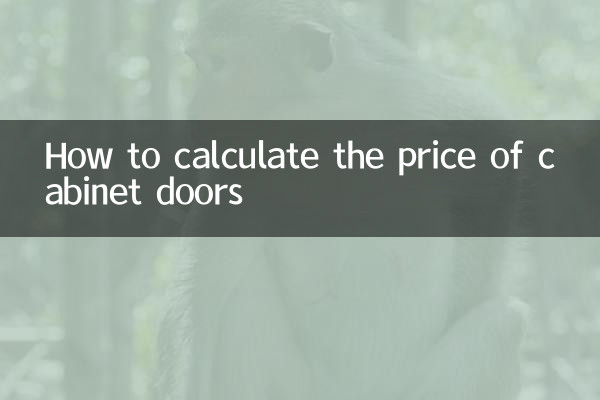 كيفية حساب سعر أبواب الخزانات