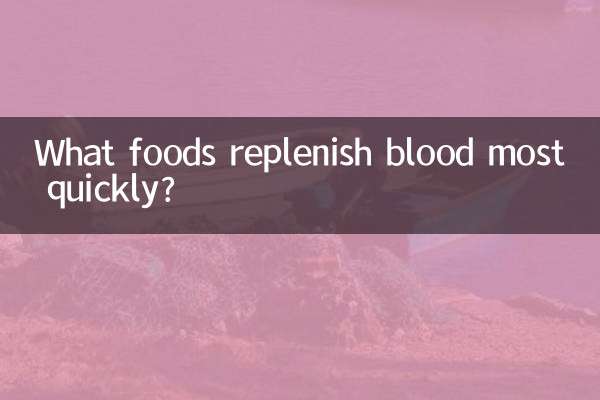 ¿Qué alimentos reponen la sangre más rápidamente?