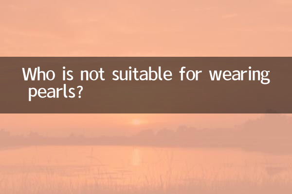 Wer ist nicht zum Tragen von Perlen geeignet?