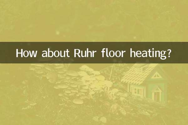 Que tal o aquecimento de piso Ruhr?