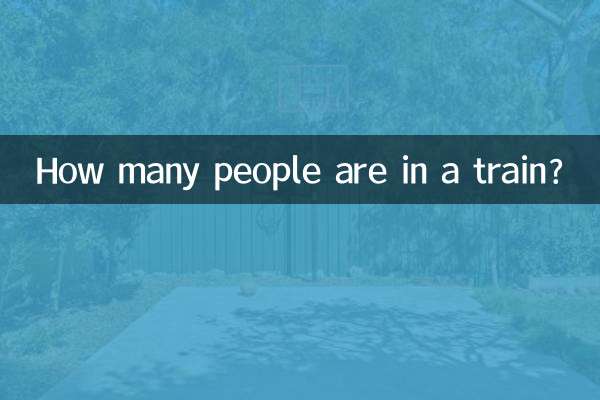 電車には何人いますか?