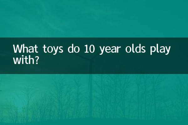 Com quais brinquedos as crianças de 10 anos brincam?