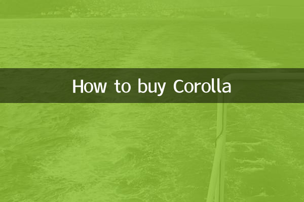 Como comprar o Corolla