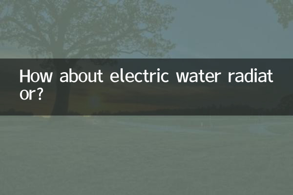 Et un radiateur à eau électrique ?