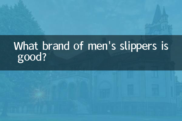 男拖鞋什么牌子好