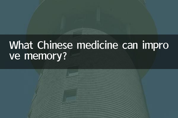 कौन सी चीनी दवा याददाश्त में सुधार कर सकती है?