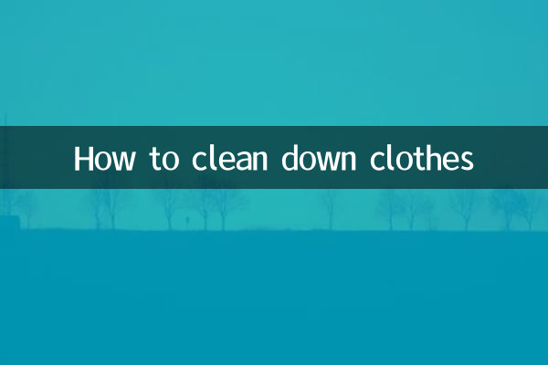 Как почистить одежду