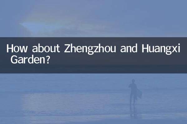 ঝেংঝো এবং হুয়াংজি গার্ডেন সম্পর্কে কেমন?