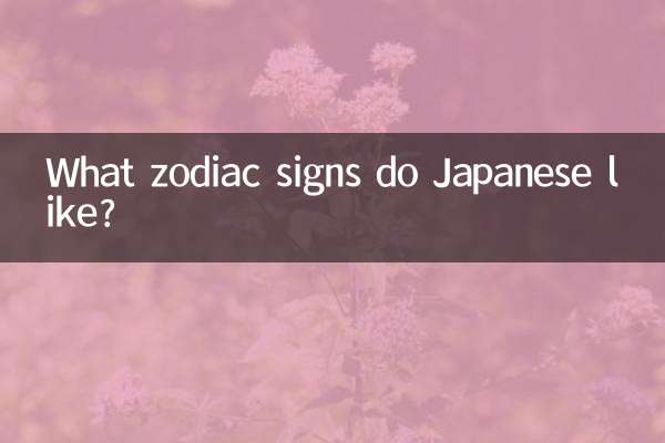 De quais signos do zodíaco os japoneses gostam?