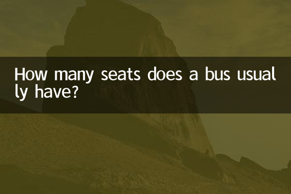 Combien de sièges dispose généralement un bus ?