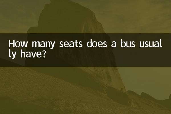 Combien de sièges dispose généralement un bus ?