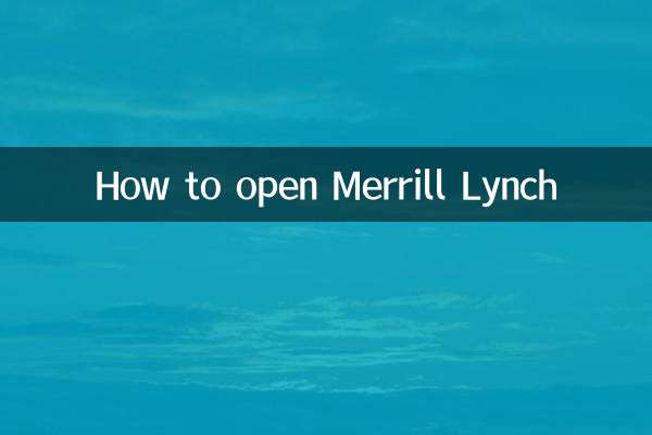 Cómo abrir Merrill Lynch