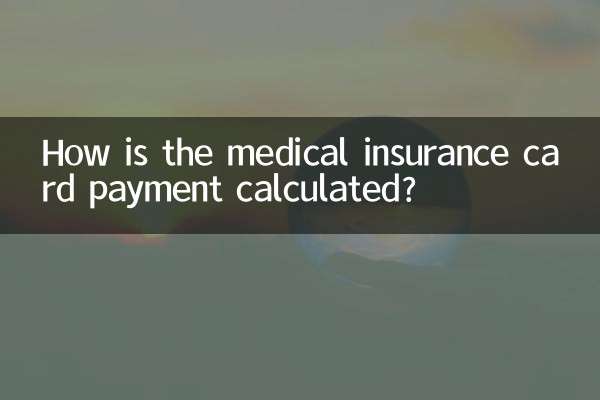 میڈیکل انشورنس کارڈ کی ادائیگی کا حساب کیسے لیا جاتا ہے؟