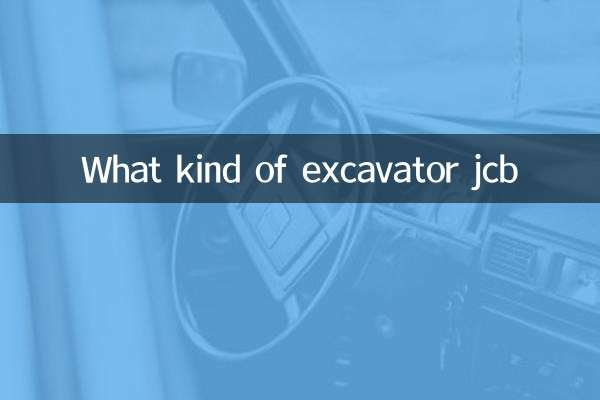 Quel genre d'excavator JCB