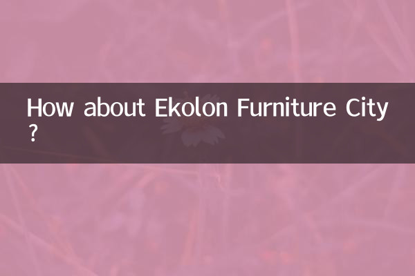 Wie wäre es mit Ekolon Furniture City?