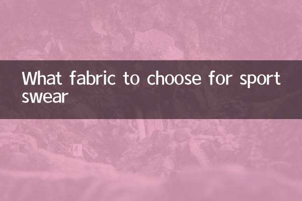 Quale tessuto scegliere per l'abbigliamento sportivo