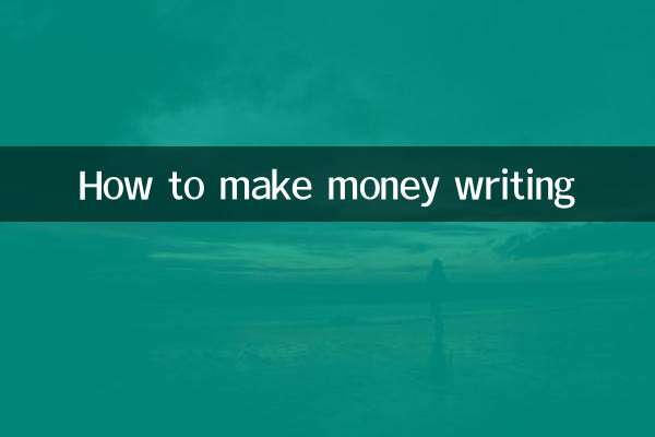 How to make money writing