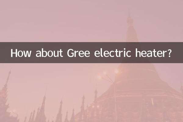 Et le radiateur électrique Gree ?