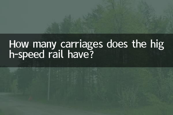 Wie viele Waggons hat die Hochgeschwindigkeitsbahn?