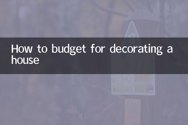 How to budget for decorating a house