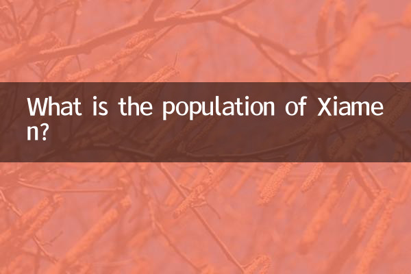 What is the population of Xiamen?