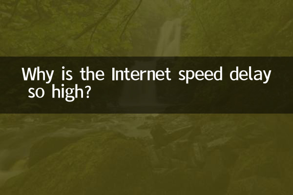 Warum ist die Verzögerung der Internetgeschwindigkeit so hoch?
