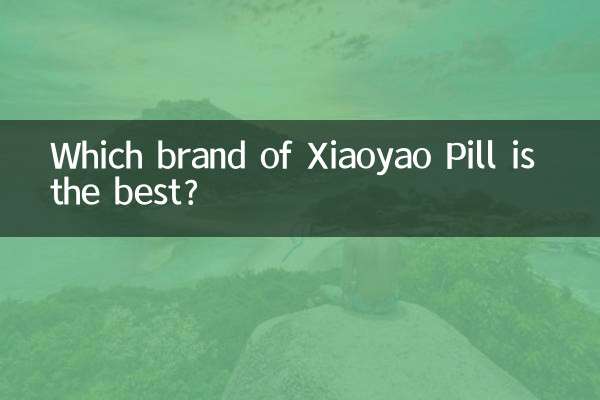 Xiaoyao Pillのどのブランドが最高ですか?