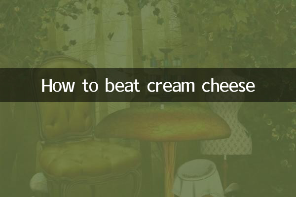 How to beat cream cheese
