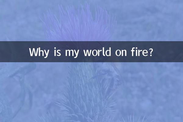 Why is my world on fire?