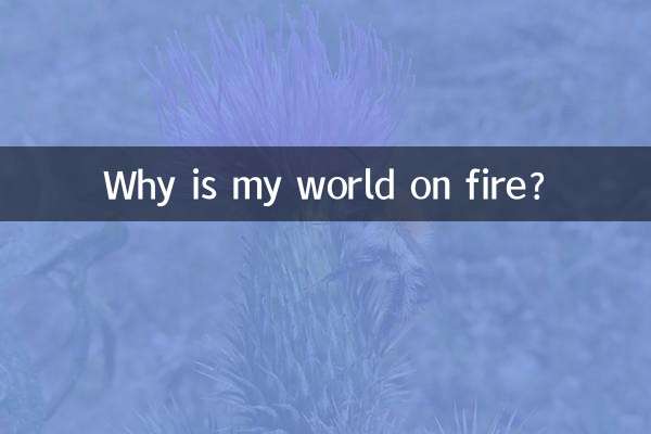 Why is my world on fire?