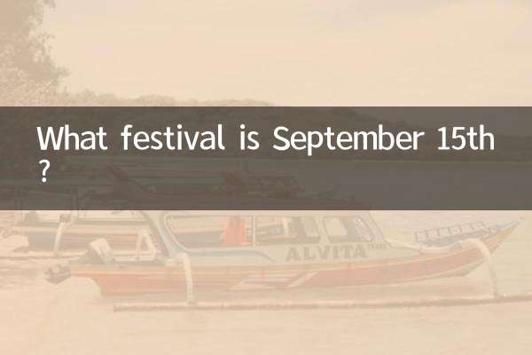 What festival is September 15th?