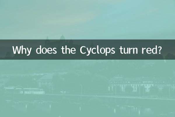چرا سیکلوپ قرمز می شود؟